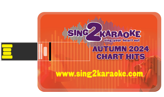 Sing2Karaoke Autumn 2024 50 chart hits USB